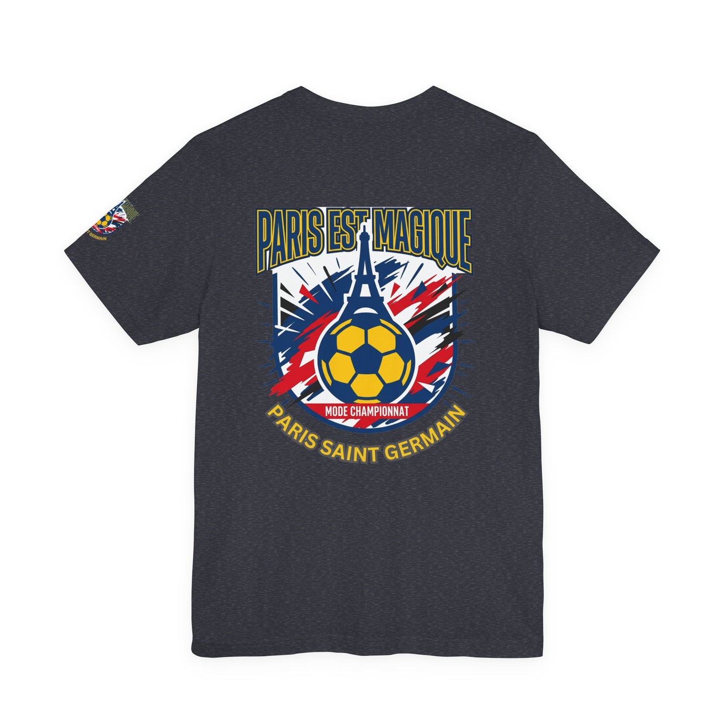 Paris-inspired Soccer Crest Tee | Paris Saint Germain Soccer Fan T-shirt - Trending Novelties & Gifts