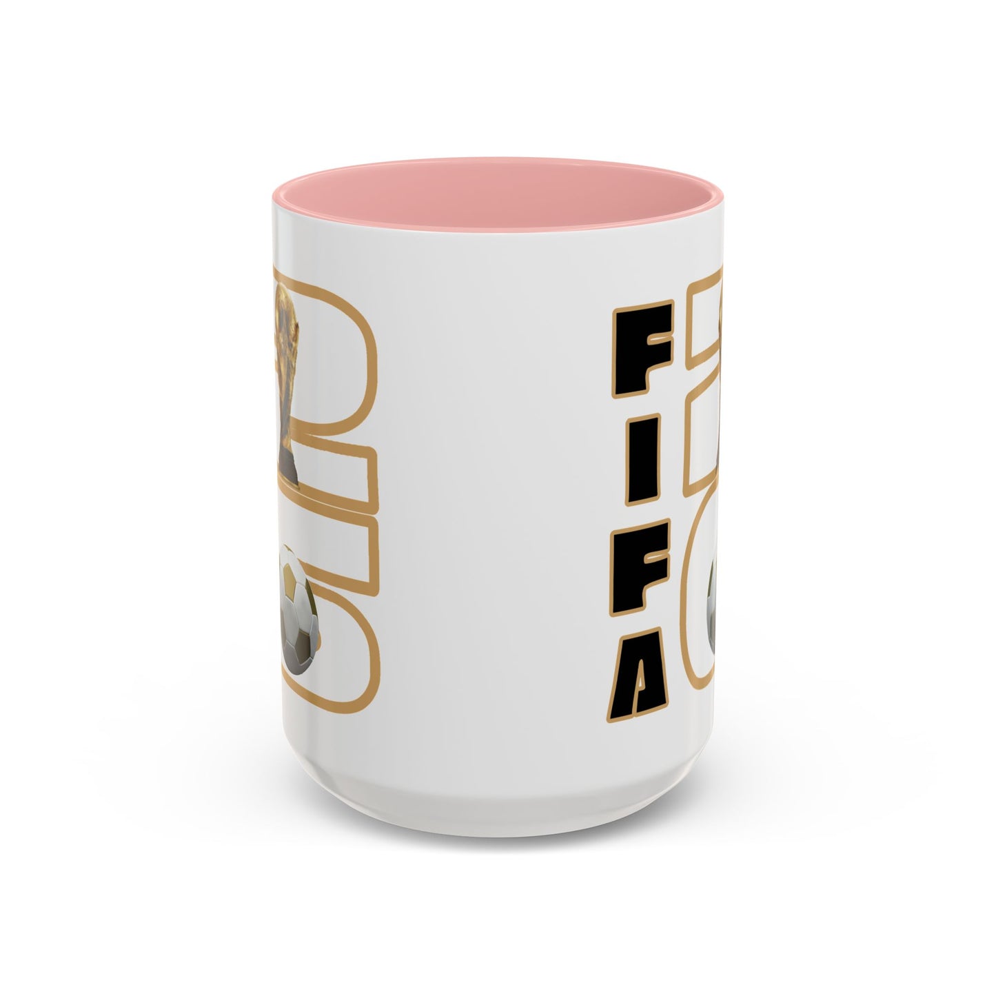 FIFA World Cup '26 Coffee Mug — Soccer Trophy & Ball Graphic 11/15oz