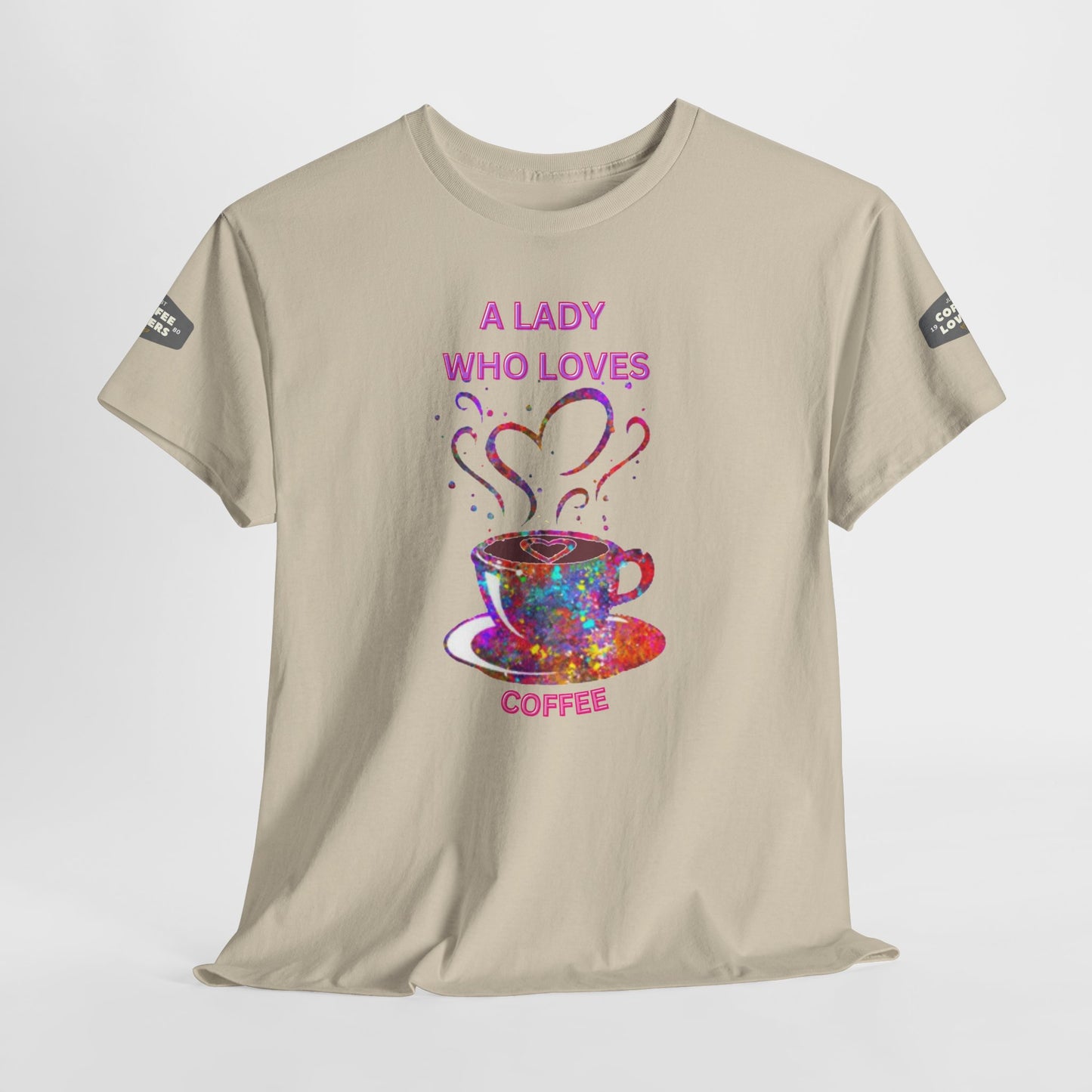 Coffee Lover Cotton Tee - For Women Who Love Coffee