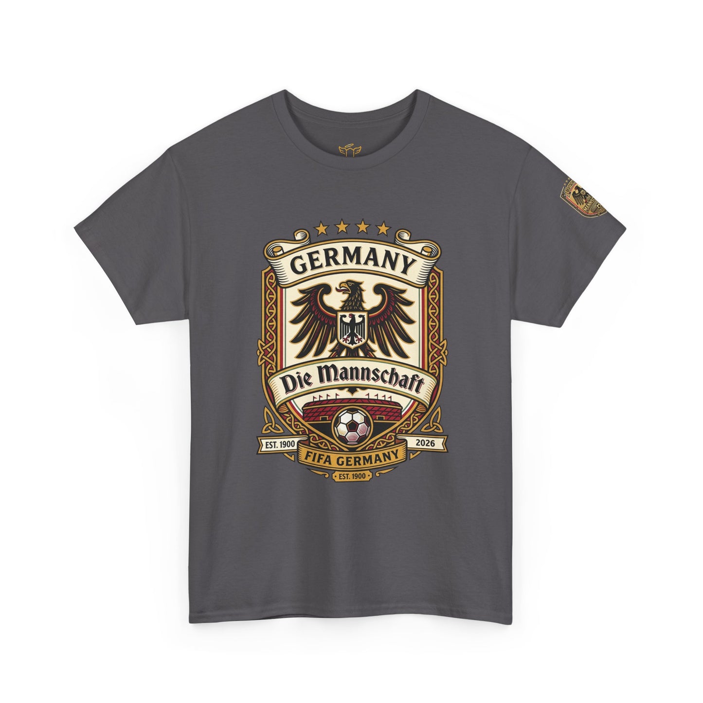 Germany Soccer Crest T-Shirt – "Die Mannschaft" Football Jersey Tee