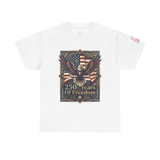 250 Years of Freedom Eagle T-Shirt — USA 250th ANNIVERSARY Independence Tee - Trending Novelties & Gifts