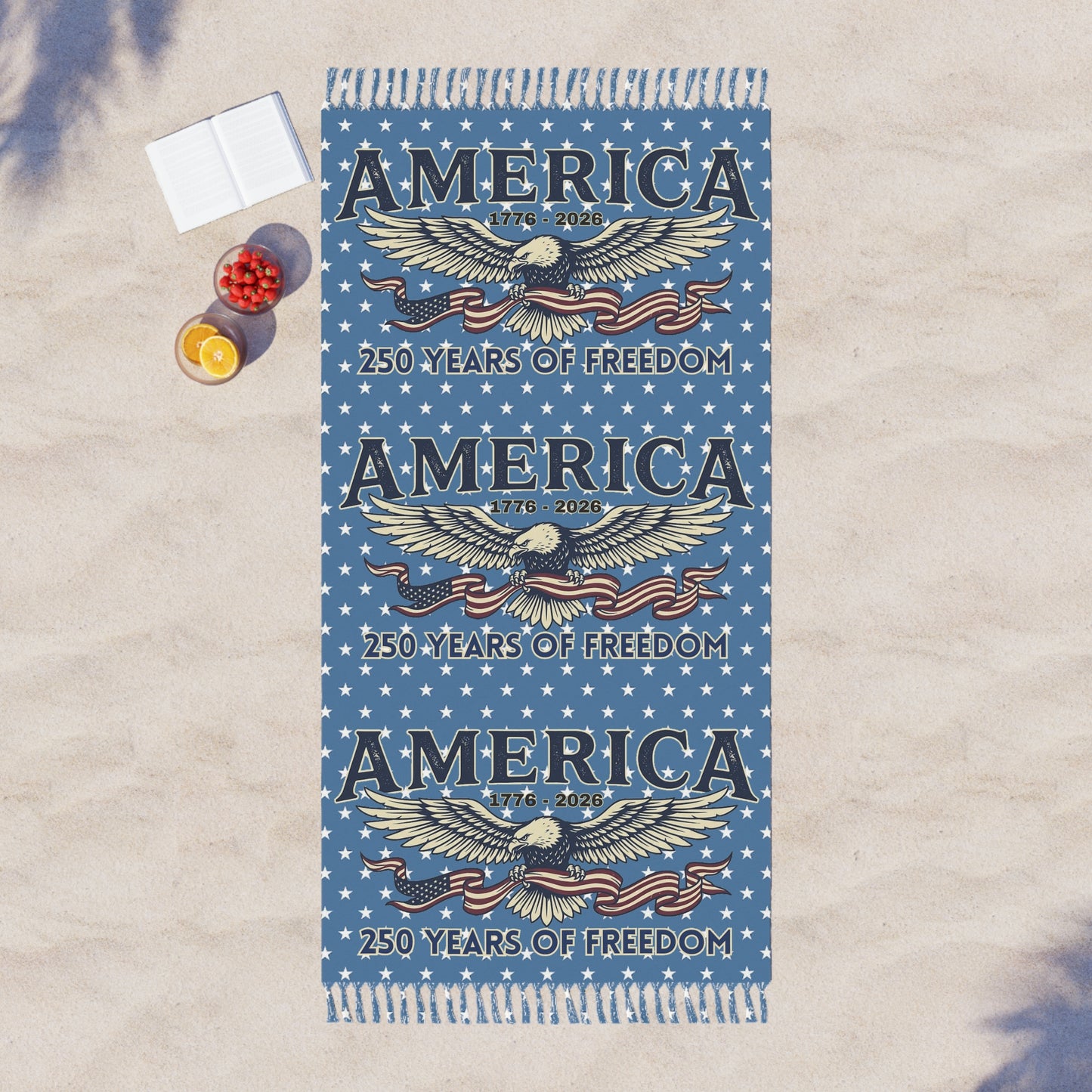 America 250 Years of Freedom Beach Towel – USA 250th ANNIVERSARY Beach Towel - Trending Novelties & Gifts