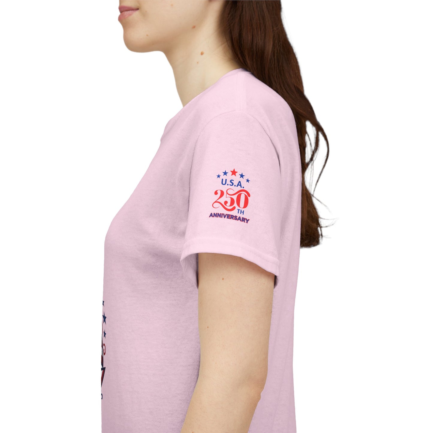 Faith, Family & Freedom Tee (USA 250th) — Patriotic Cross American Flag T-Shirt