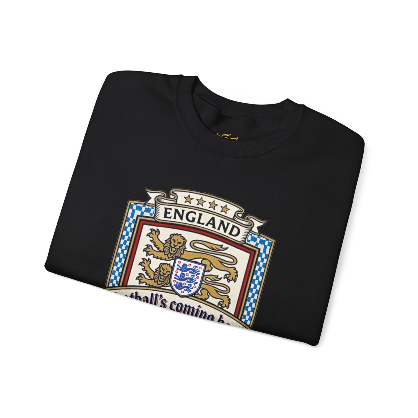 England's Soccer Fans' Crewneck Sweatshirt - "Football's Coming Home"