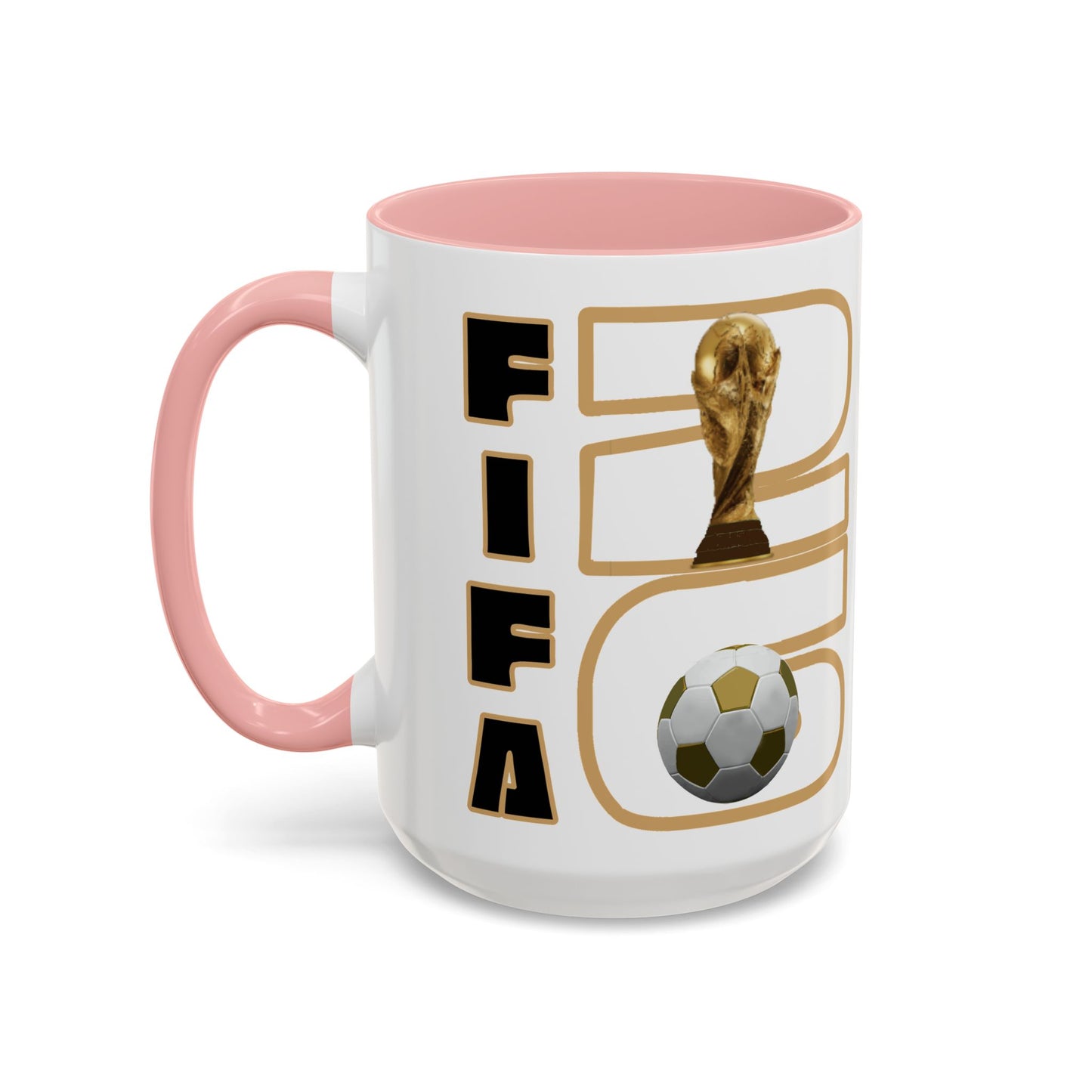 FIFA World Cup '26 Coffee Mug — Soccer Trophy & Ball Graphic 11/15oz - Trending Novelties & Gifts