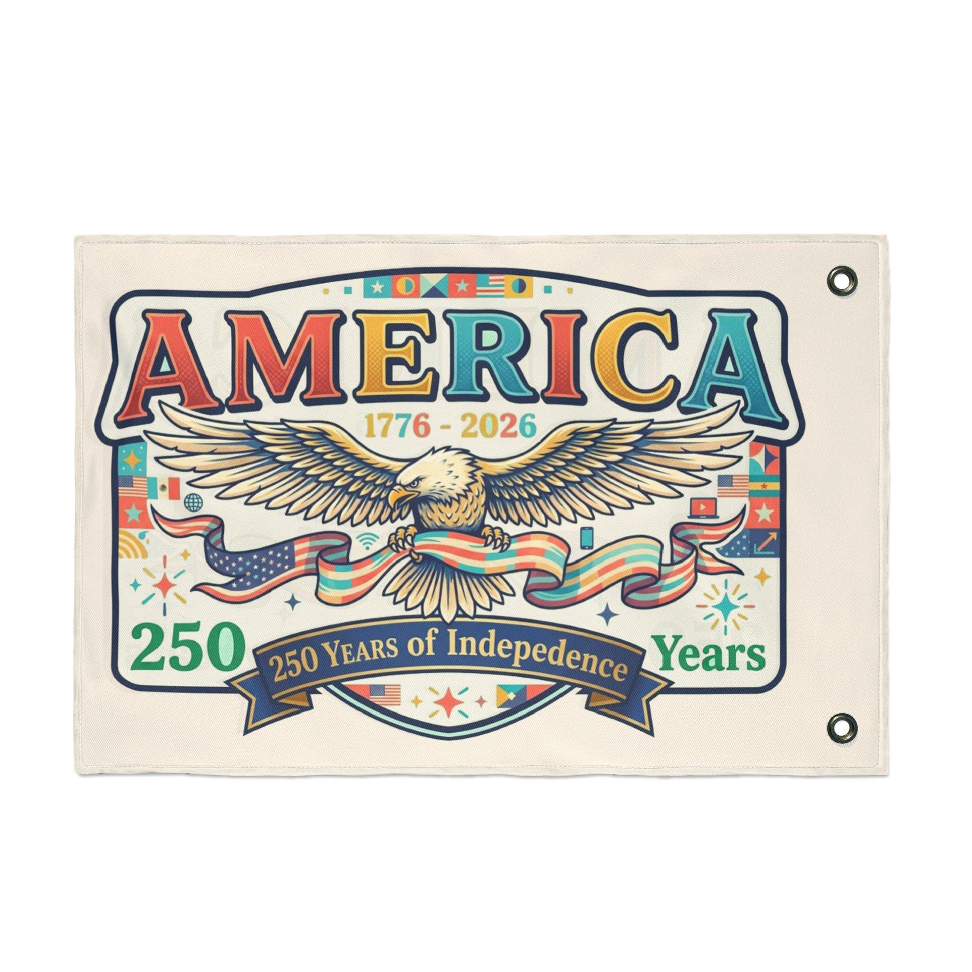 America 250th Anniversary Double-Sided Flag — USA 250th ANNIVERSARY Double-Sided Banner - Trending Novelties & Gifts