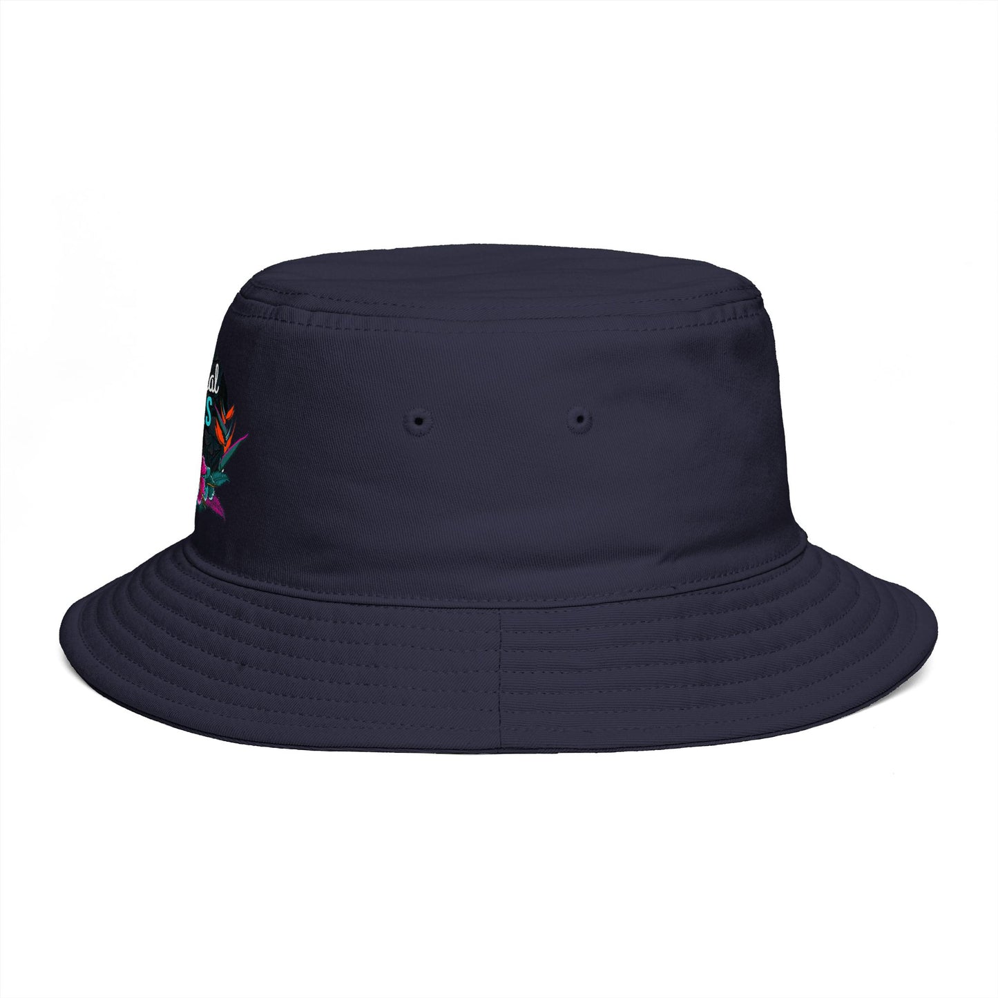 SummerBucket Hat — Tropical Vibes Embroidered Floral Beach Hat - Trending Novelties & Gifts