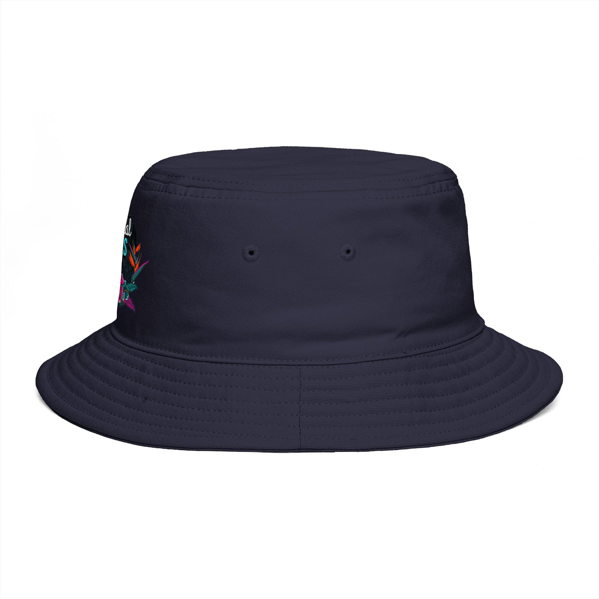 SummerBucket Hat — Tropical Vibes Embroidered Floral Beach Hat - Trending Novelties & Gifts