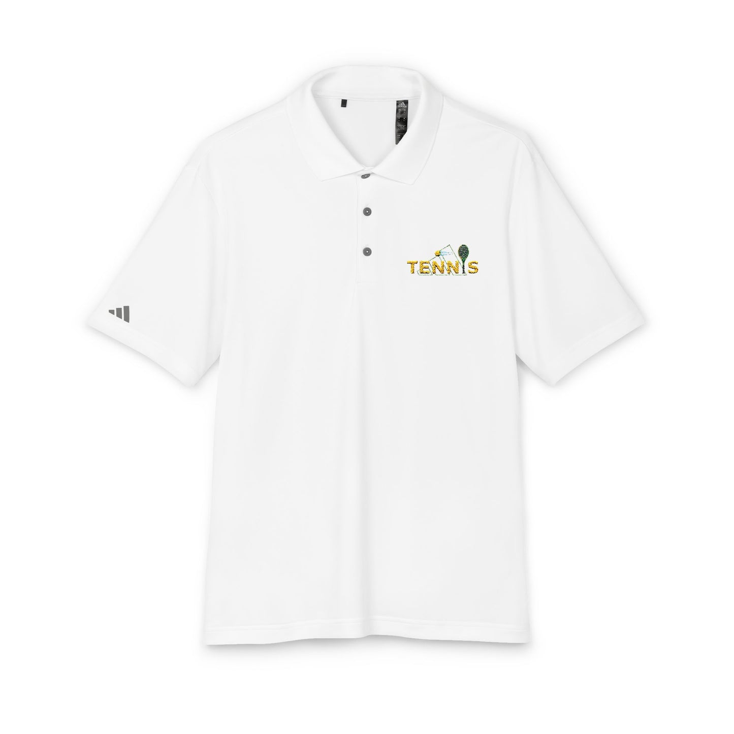 Adidas Tennis Fan Polo Shirt - Creative Tennis Motif