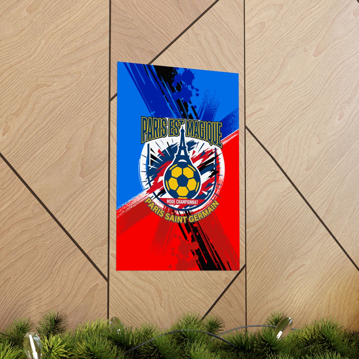 Paris est Magique Soccer Poster — PSG Football Matte Print Poster - Trending Novelties & Gifts