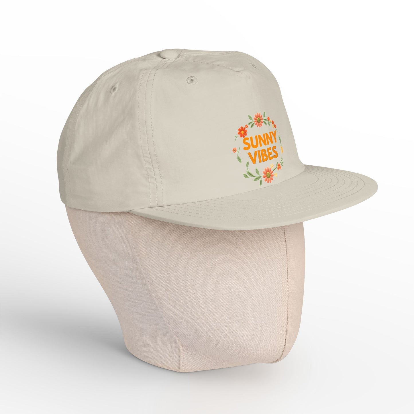 Sunny Vibes Surf Cap — Summer Floral Beach Hat - Trending Novelties & Gifts
