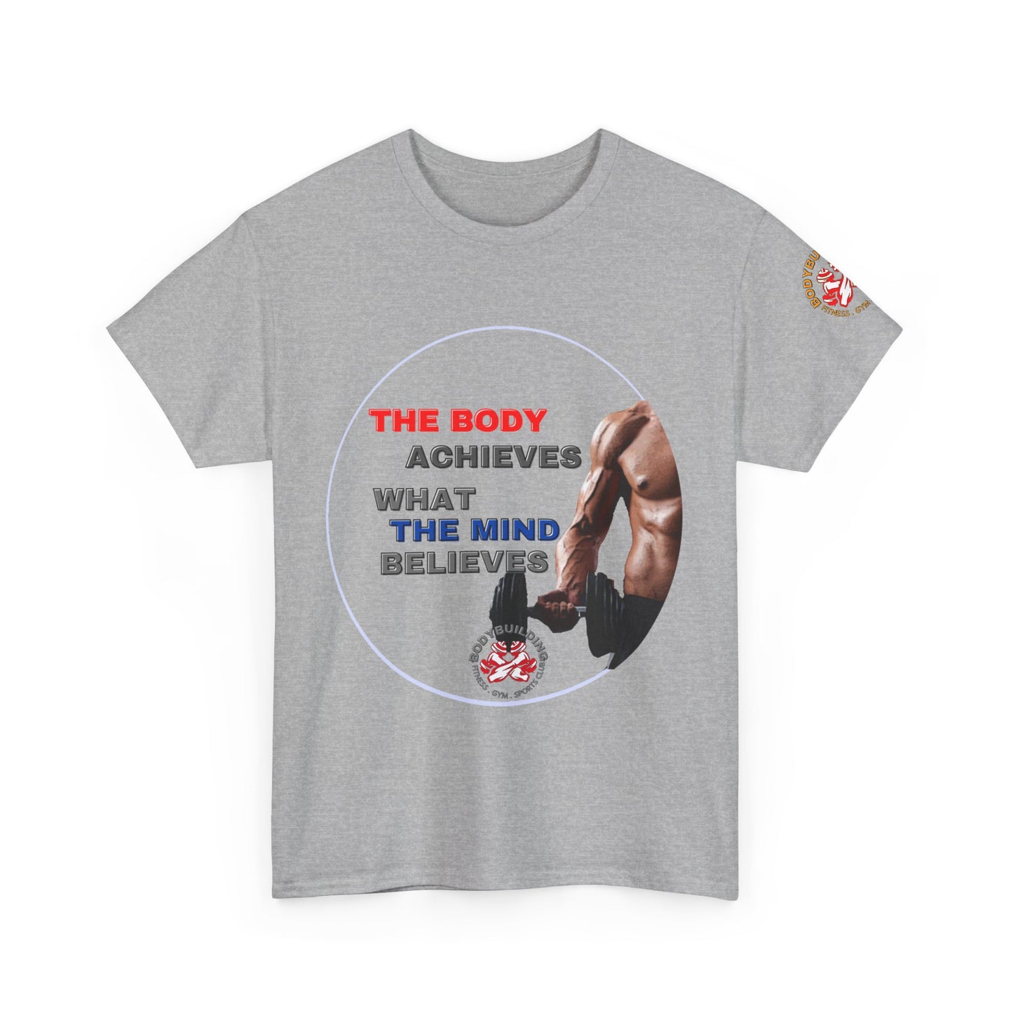 Fitness Quotes Gym Wear 2 Unisex Heavy Cotton Tee. FQT