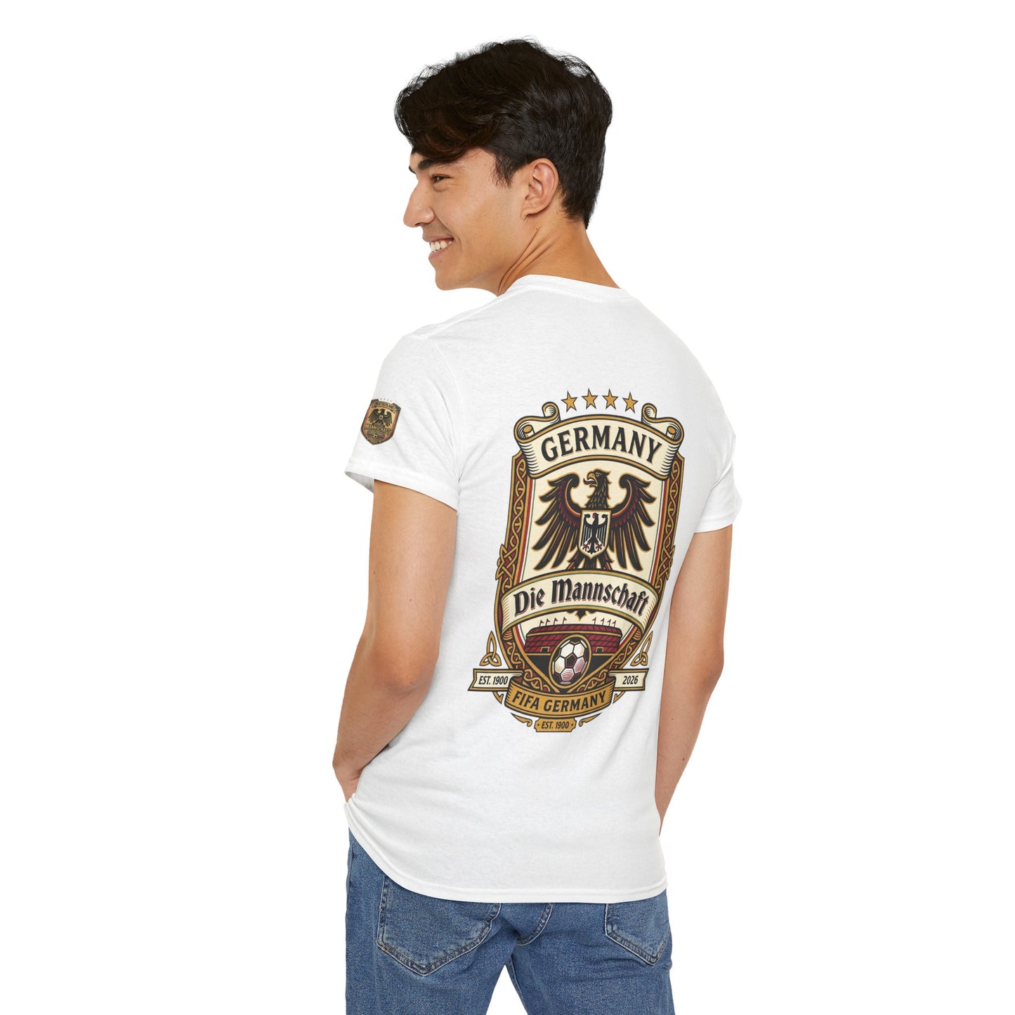 Germany Soccer Crest T-Shirt – "Die Mannschaft" Football Jersey Tee
