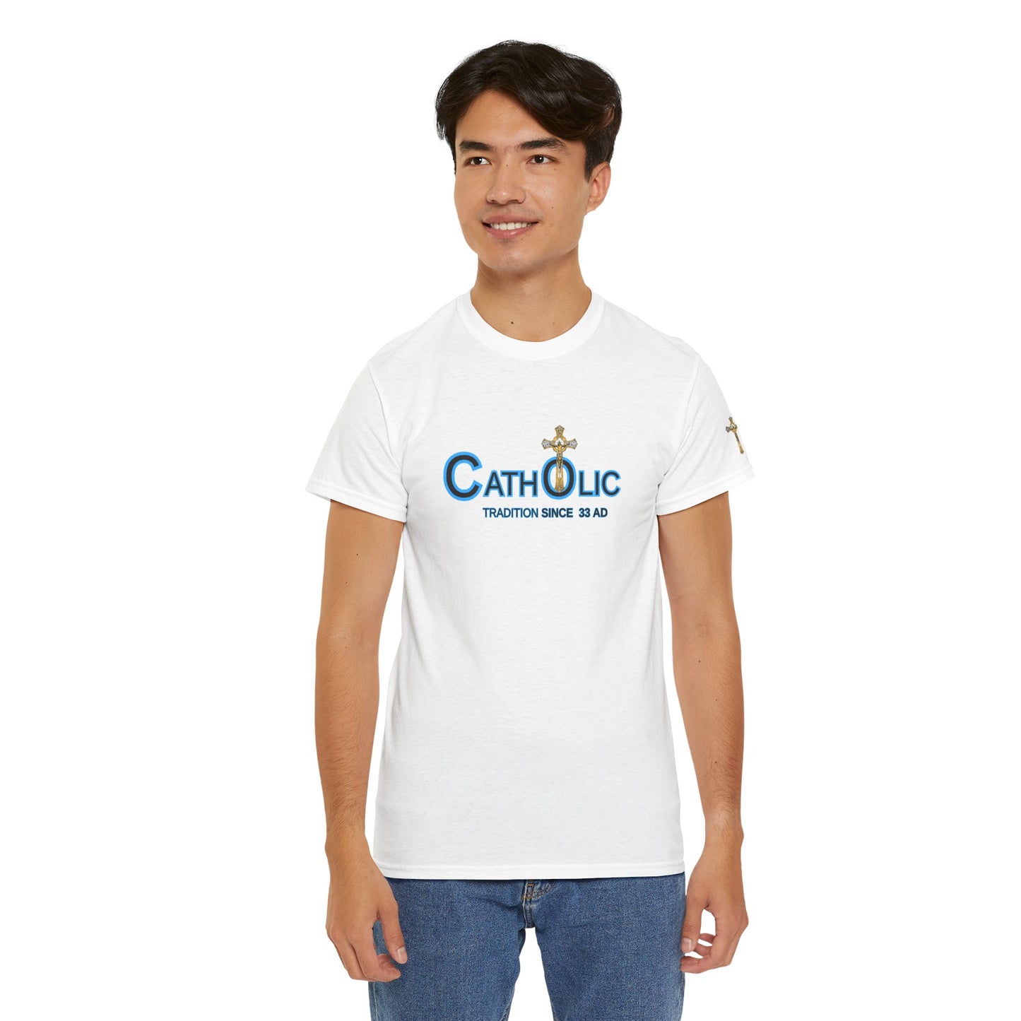 Catholic T‑Shirt "Catholic — Tradition Since 33 AD" — Christian Faith Tee (CT)