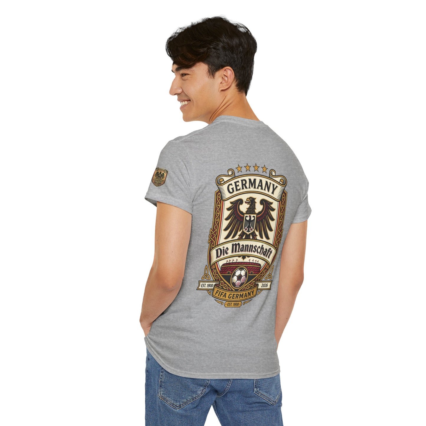 Germany Soccer Crest T-Shirt – "Die Mannschaft" Football Jersey Tee