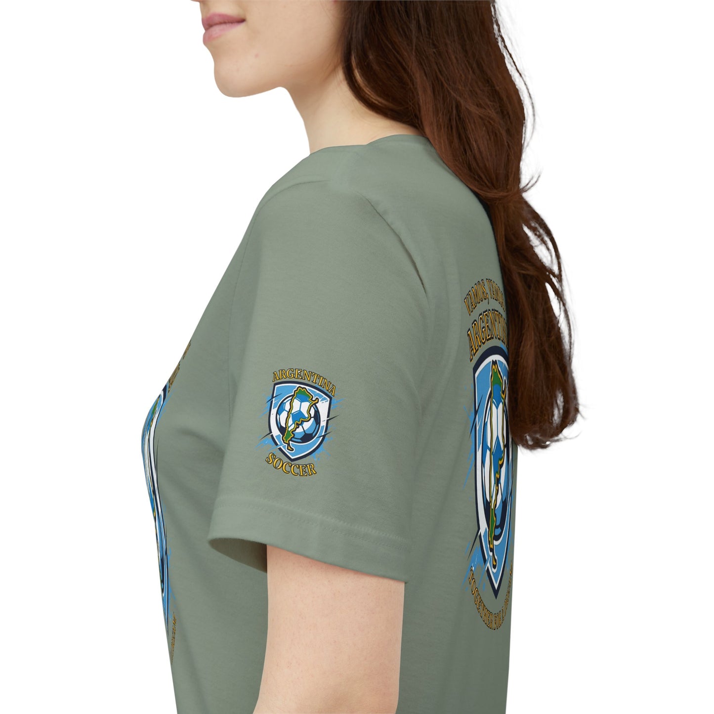 Argentina Soccer T-Shirt - "Vamos, Vamos Argentina" Together for a Dream Fan Tee - Trending Novelties & Gifts