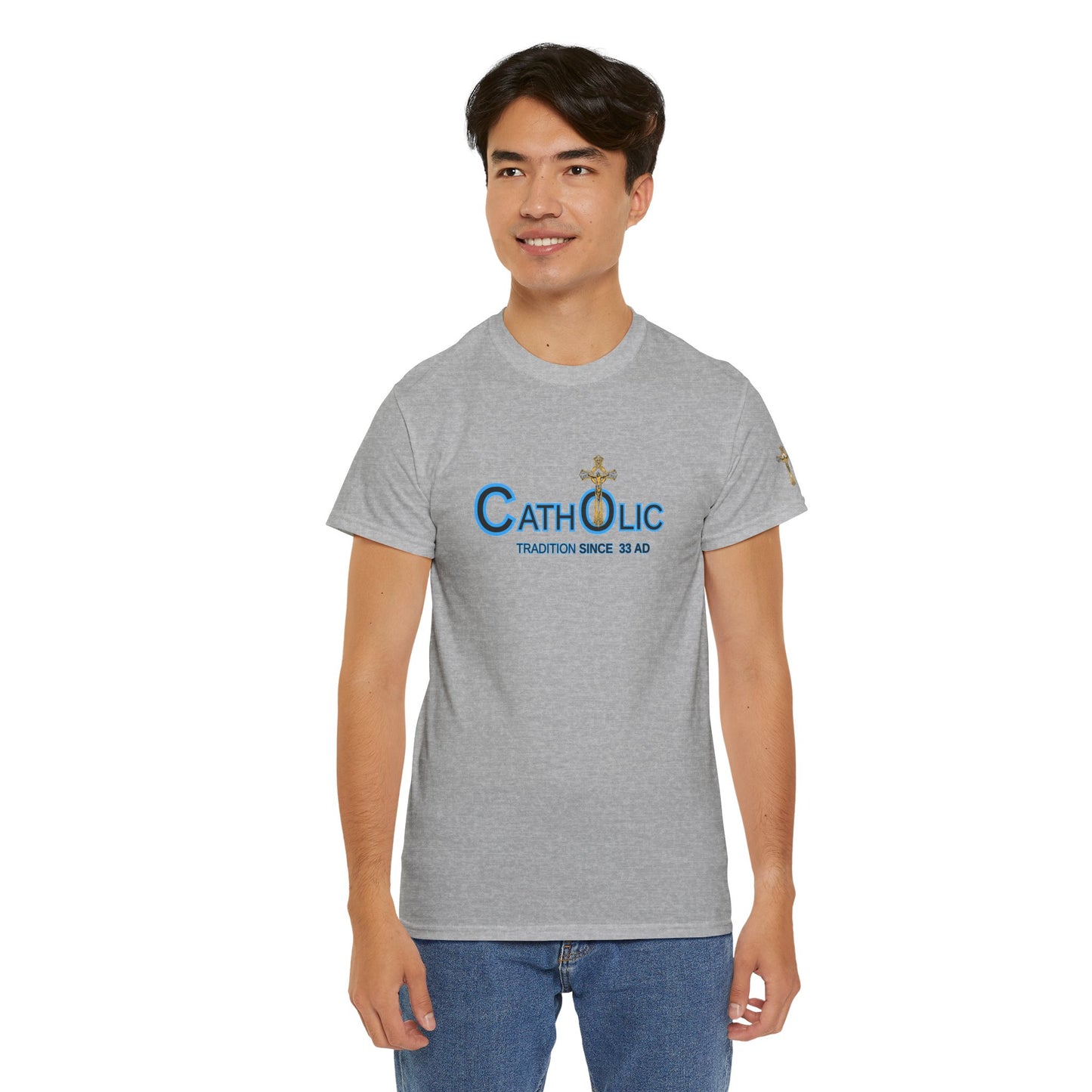 Catholic T‑Shirt "Catholic — Tradition Since 33 AD" — Christian Faith Tee (CT)