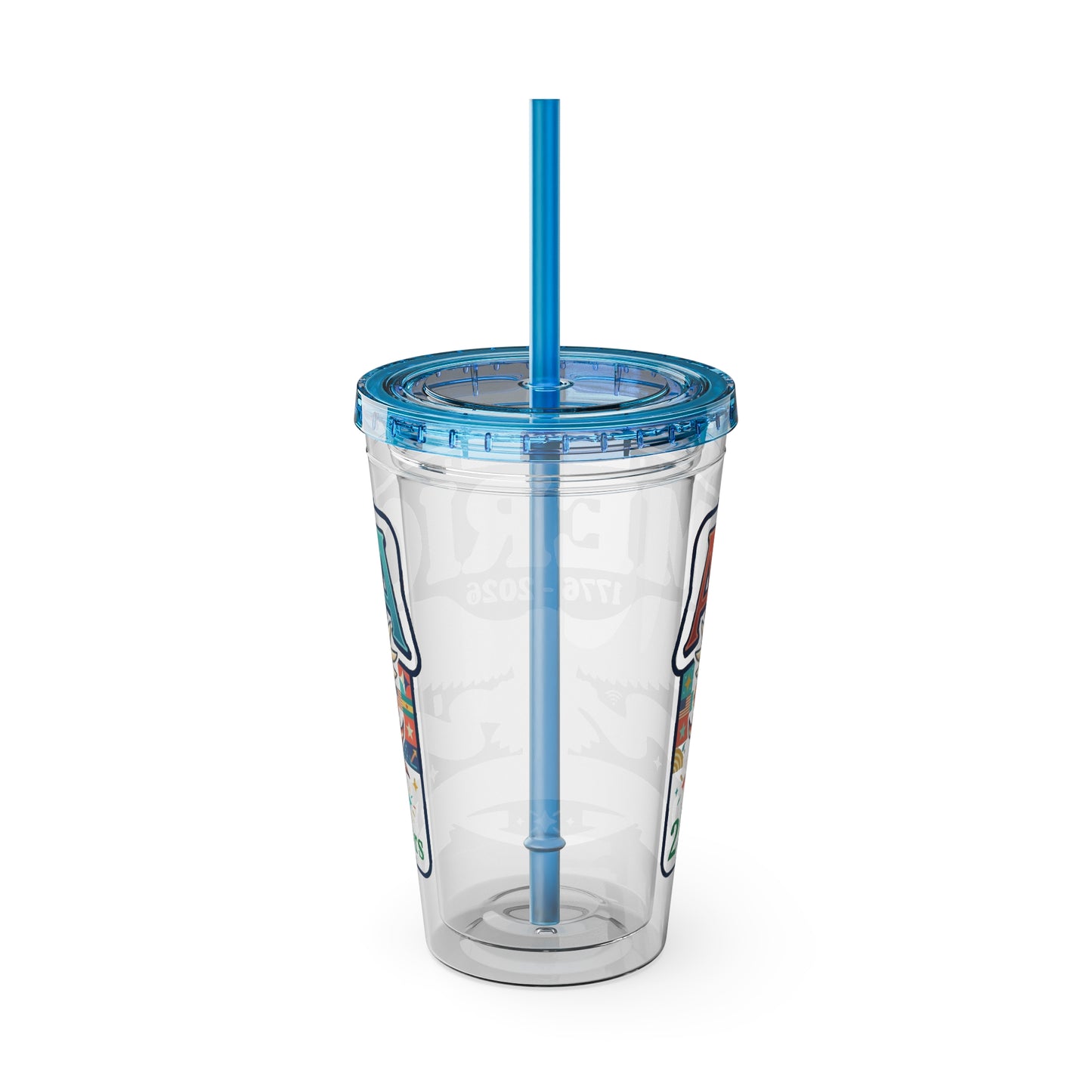 America 250 Years Eagle Tumbler with Straw |  USA 250th ANNIVERSARY Commemorative Drink Cup - Trending Novelties & Gifts