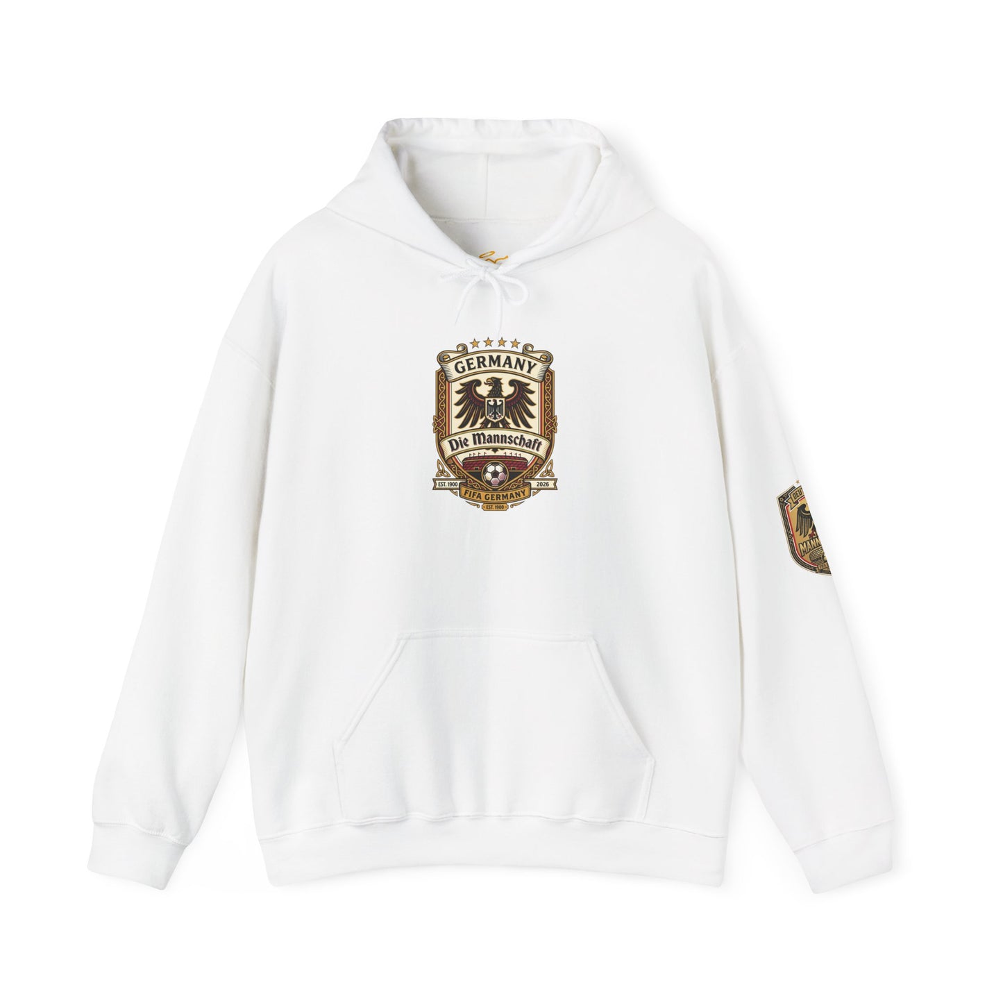 Germany Soccer Die Mannschaft Crest Hoodie – Vintage Germany Soccer Crest Pullover