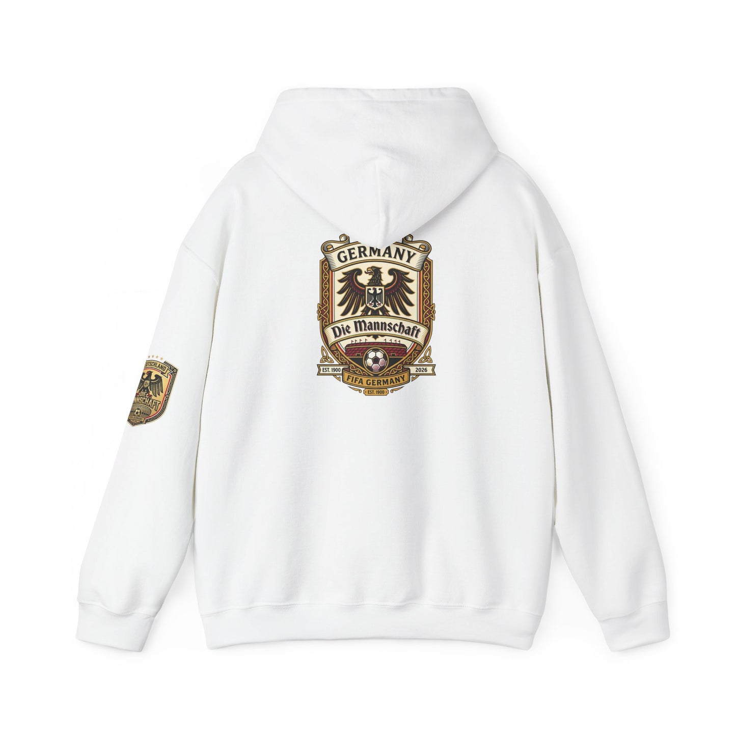 Germany Soccer Die Mannschaft Crest Hoodie – Vintage Germany Soccer Crest Pullover