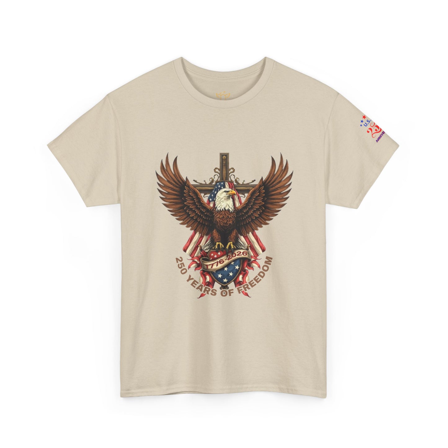 Patriotic Eagle Tee — 250 Years of Freedom Graphic T‑Shirt (USA 250th)