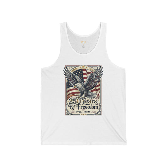 USA 250th ANNIVERSARY  Eagle Tank Top — Patriotic American 250 Years of Freedom Tank Top - Trending Novelties & Gifts