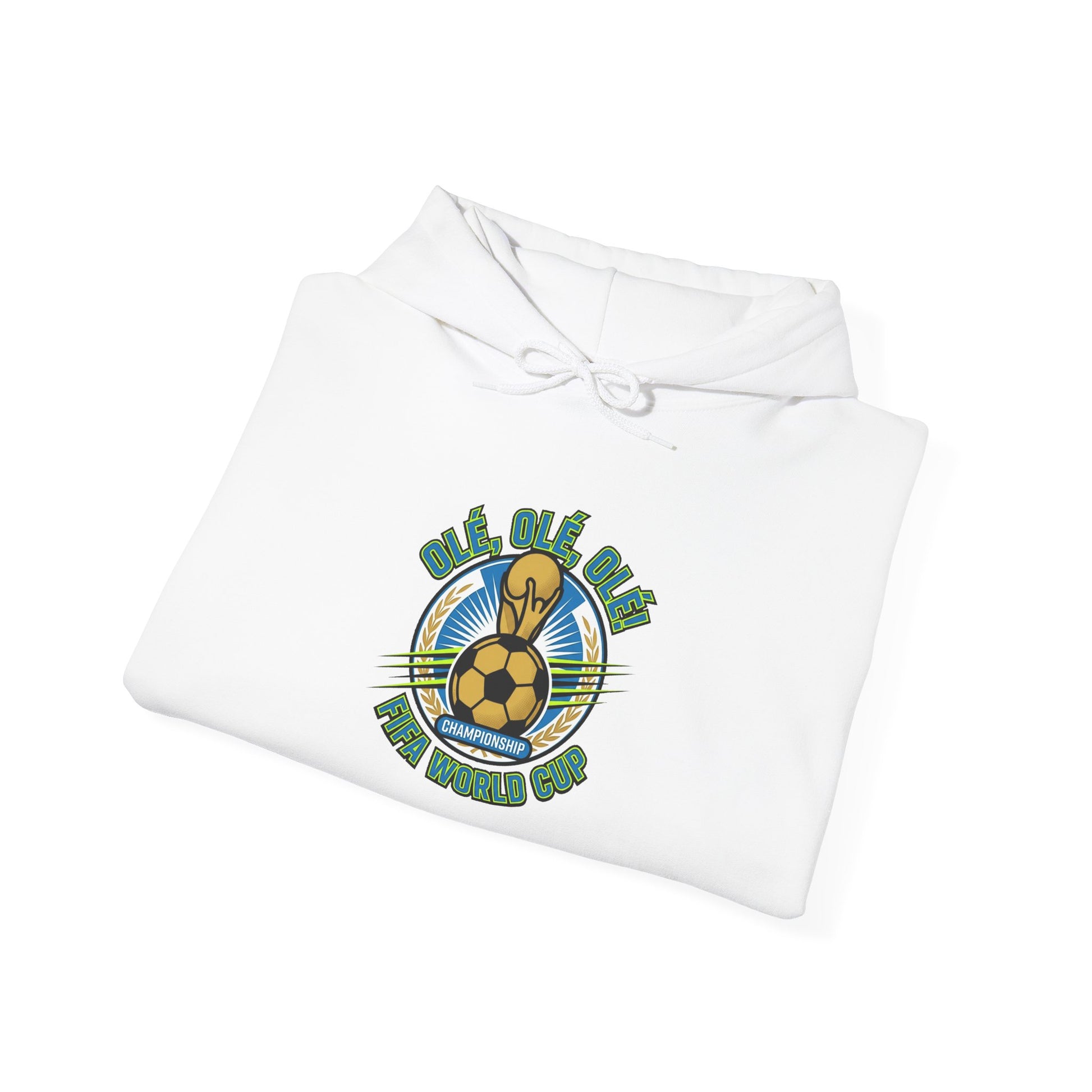 Soccer Champions Graphic Hoodie — World Cup Vintage Trophy Design Hoodie - Trending Novelties & Gifts