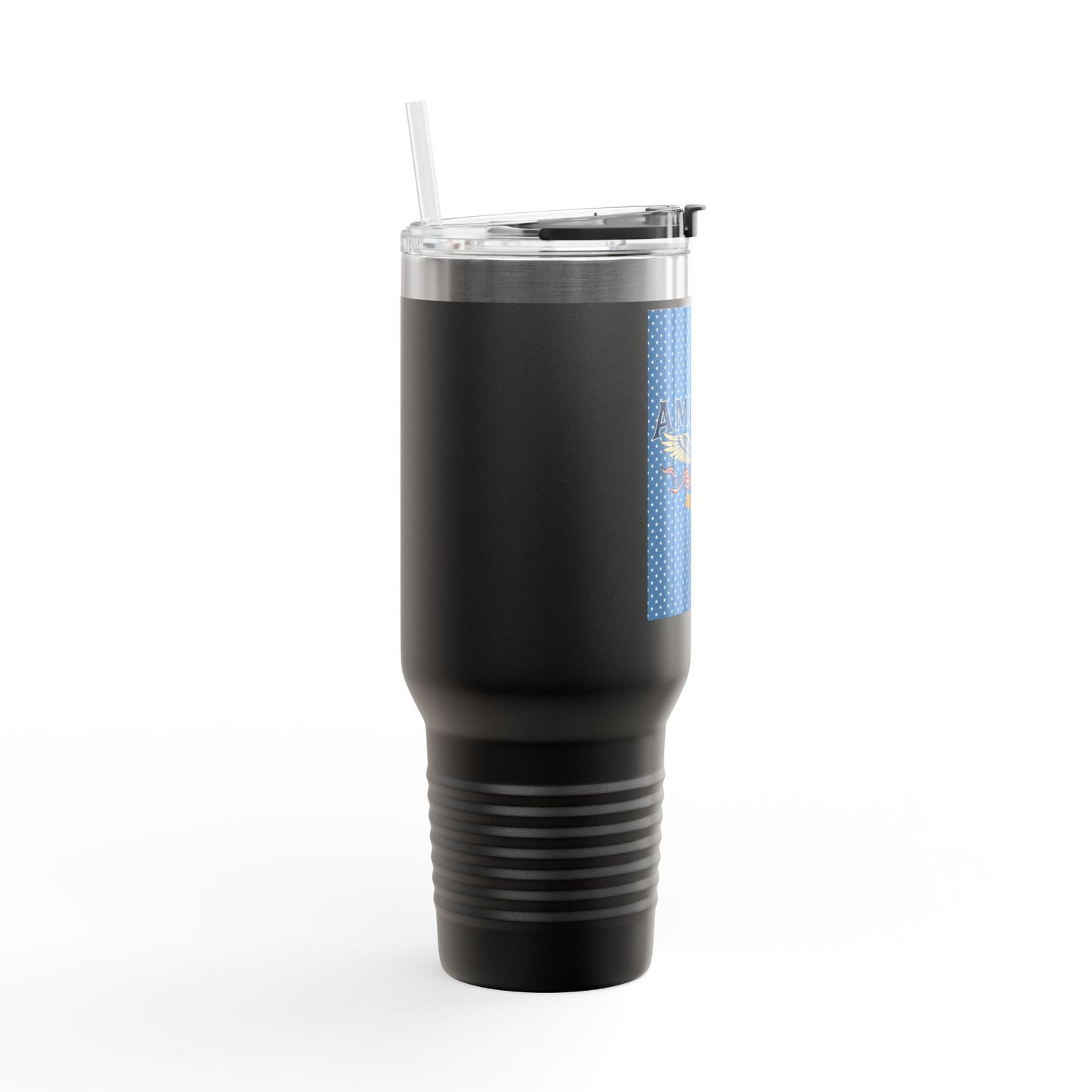 USA 250th ANNIVERSARY 40oz Insulated Travel Mug — 'America' Eagle Patriotic Drink Tumbler - Trending Novelties & Gifts