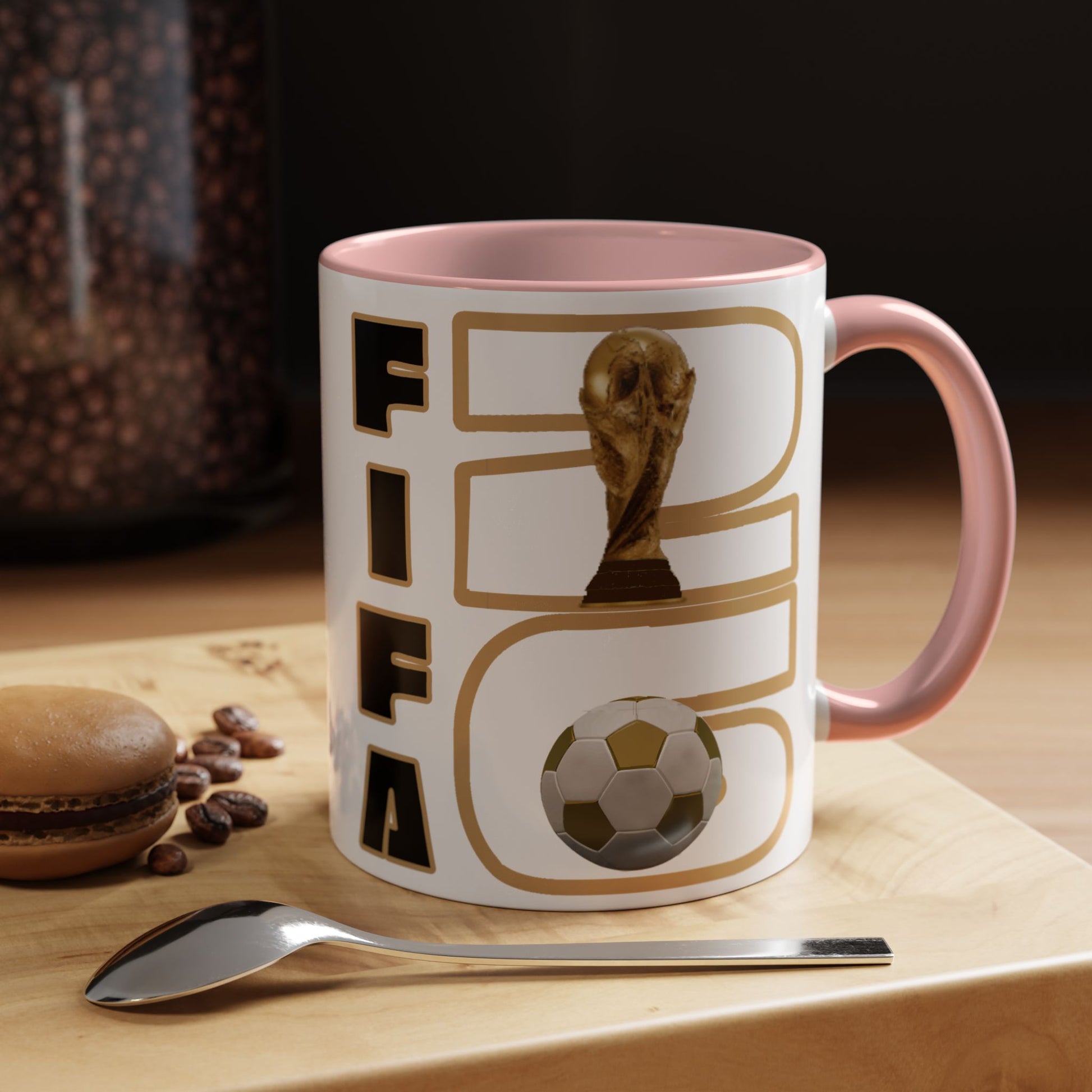 FIFA World Cup '26 Coffee Mug — Soccer Trophy & Ball Graphic 11/15oz - Trending Novelties & Gifts