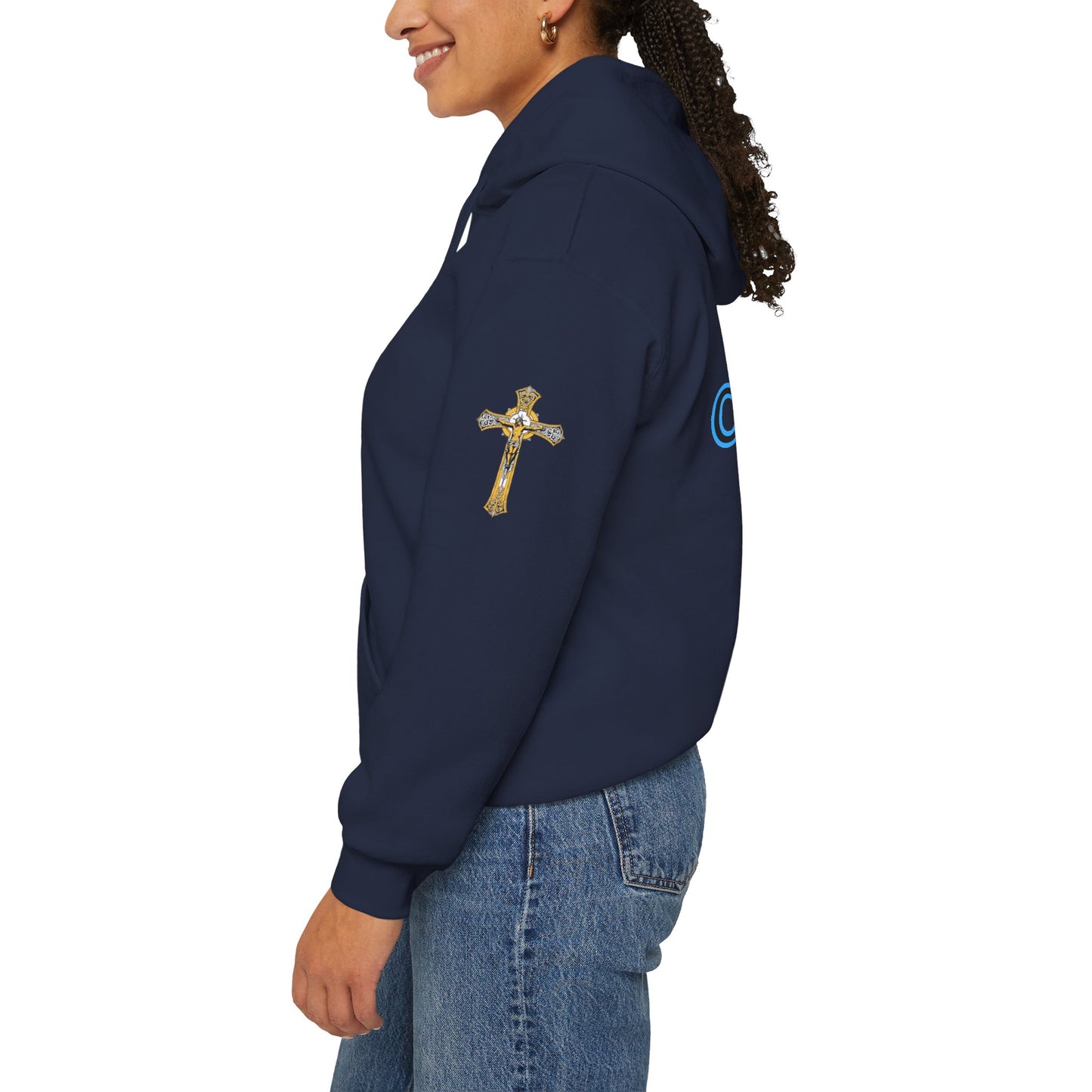 Catholic Hoodie - "Catholic: Tradition Since 33 AD" Pullover with Cross Accent (CT)