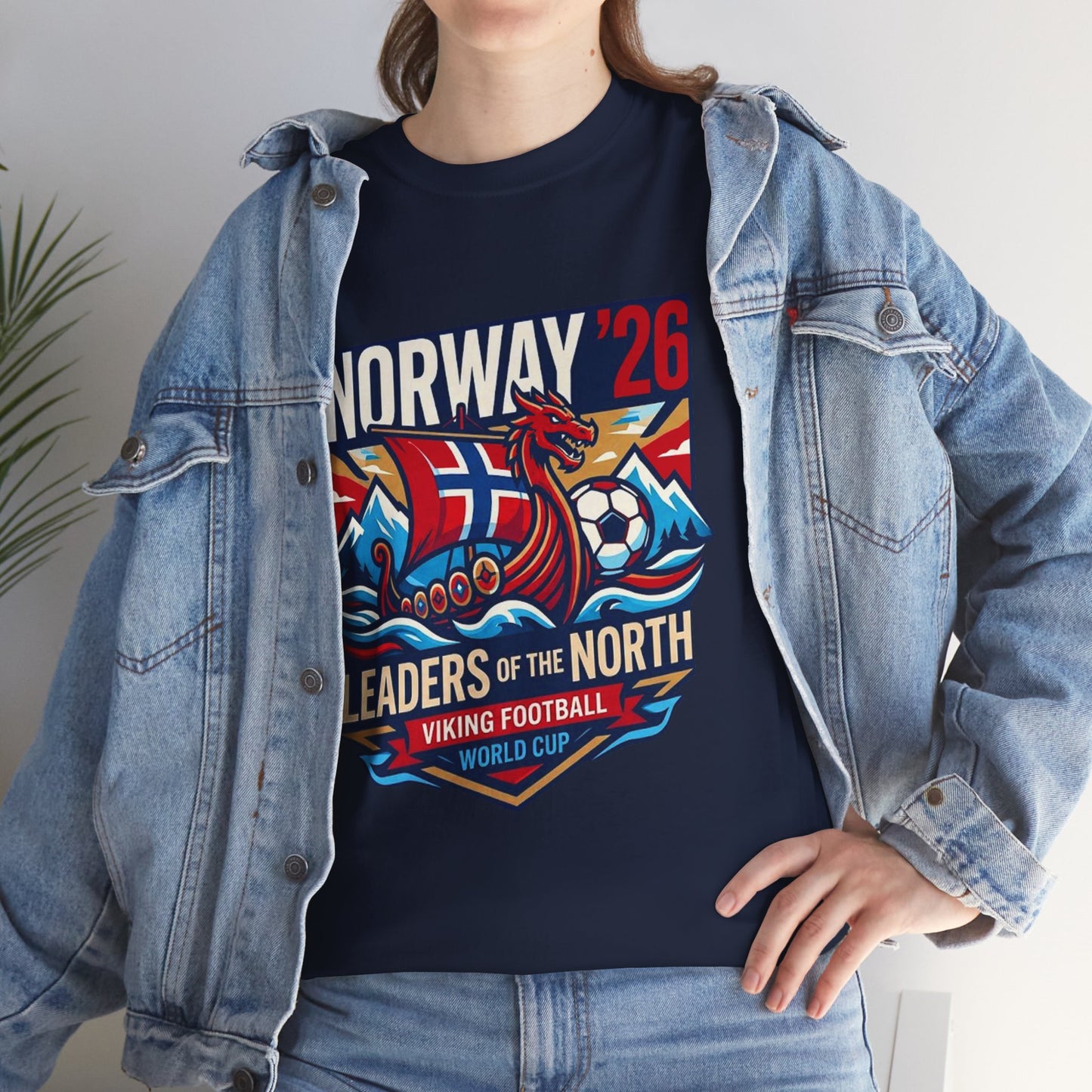 Leaders of the North: Norway '26 Soccer Fan Tee