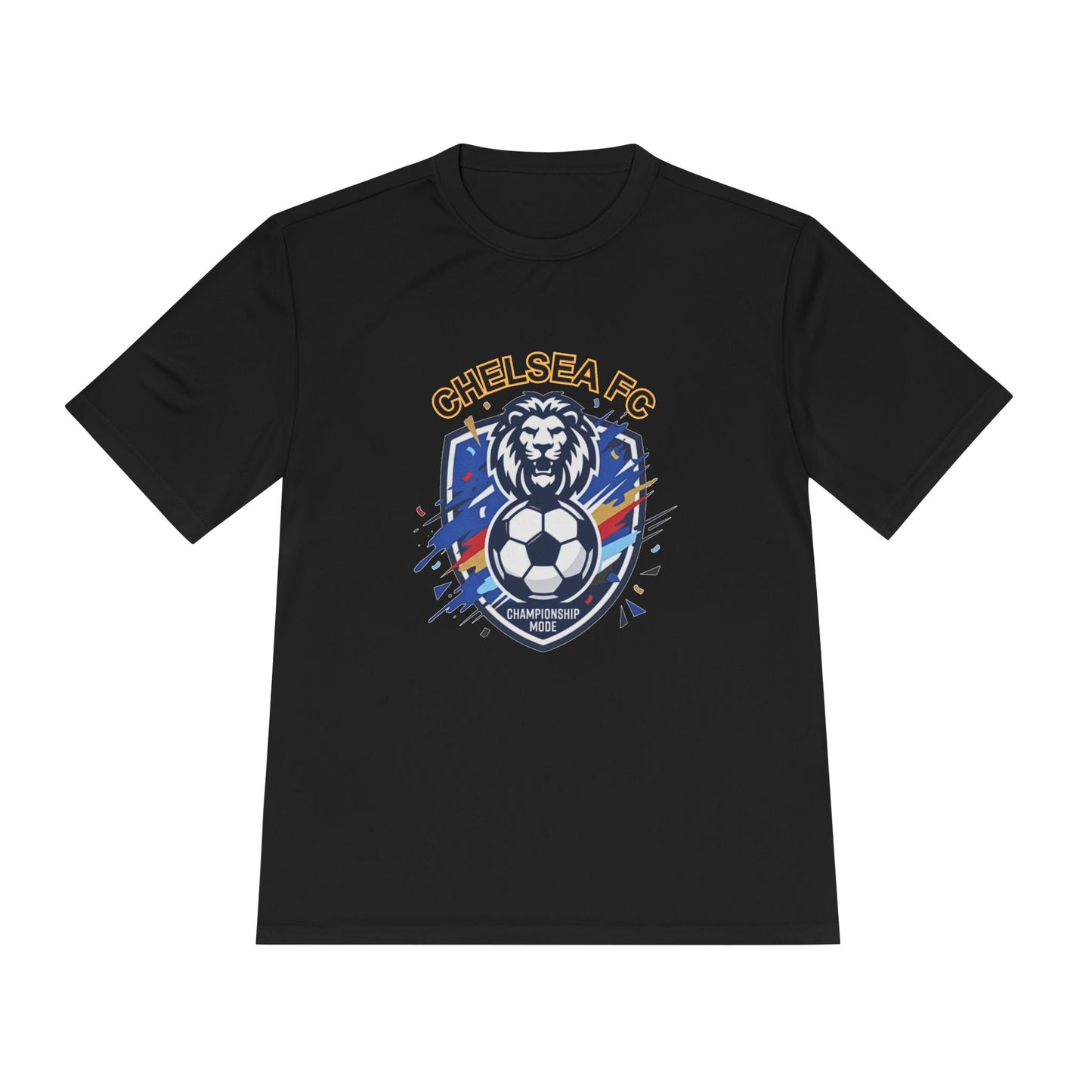 Chelsea FC Lion Soccer Tee — 'Keep the Blue Flag Flying High' Moisture-Wicking Shirt