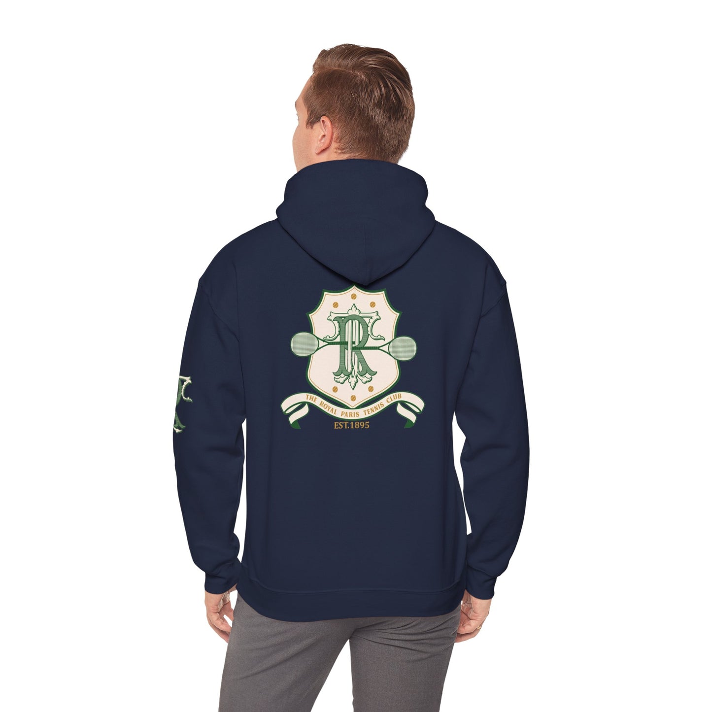 The Royal Paris Tennis Club Hoodie – Vintage Tennis  Crest Pullover