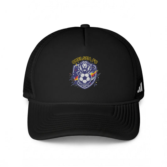 Lion Soccer Crest Trucker Hat – Chelsea Football Fans Patch Cap - Trending Novelties & Gifts