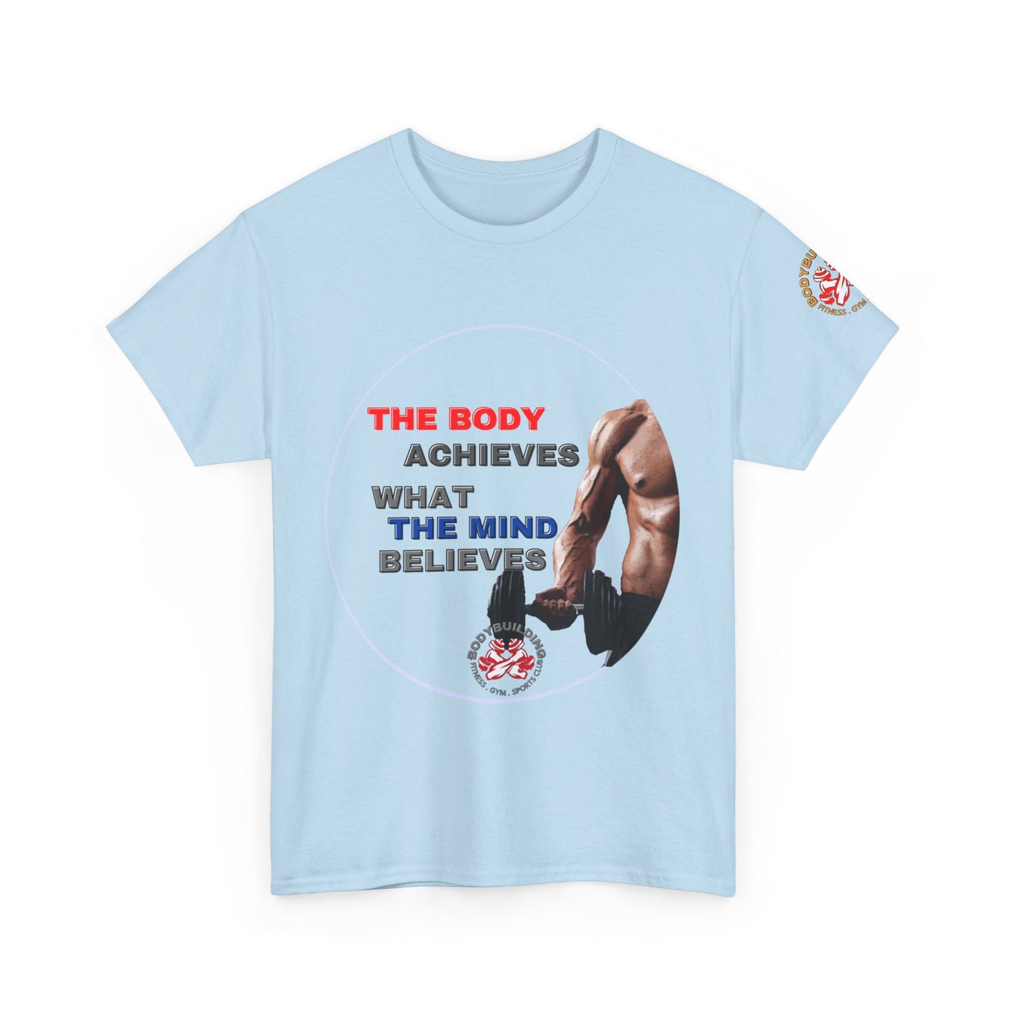 Fitness Quotes Gym Wear 2 Unisex Heavy Cotton Tee. FQT