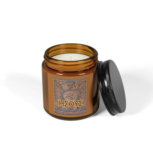 Megiddo Mosaic Aromatherapy Soy Candle, Eco-friendly candle. MMD