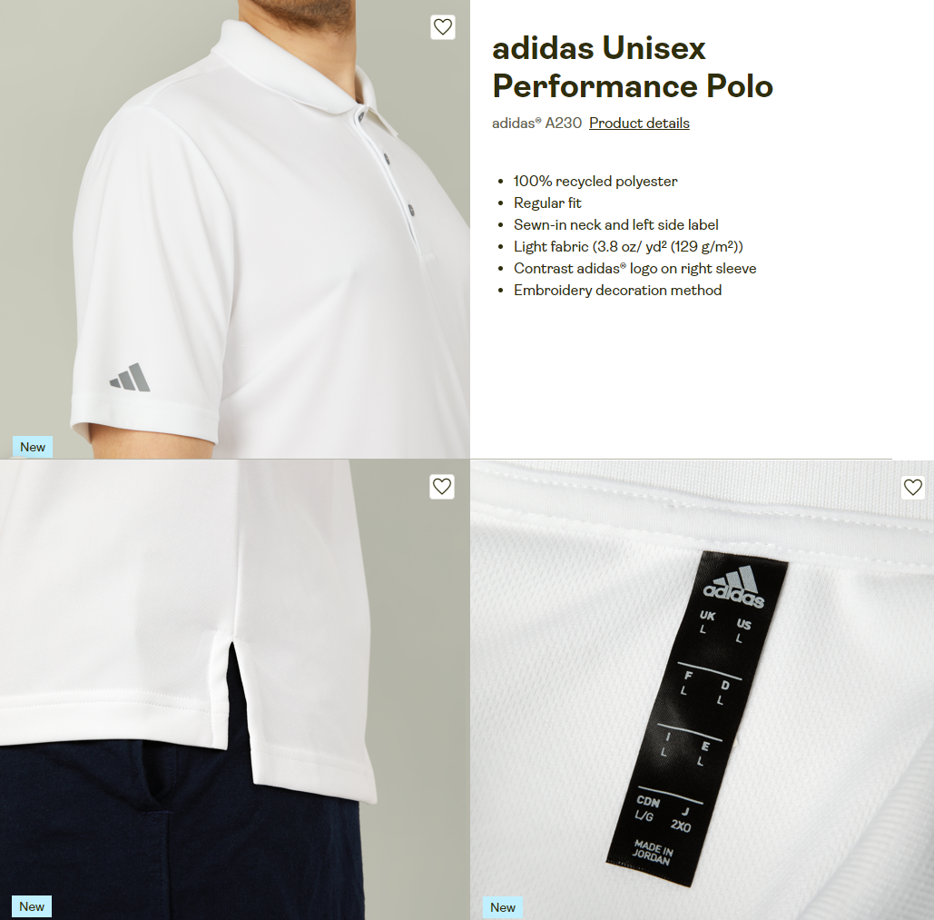 Adidas Sport Unisex Polo Shirt for Smart Casual Wear