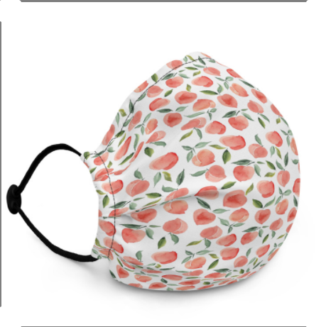 Petite Floral Premium Reusable Face mask With Filter Pocket