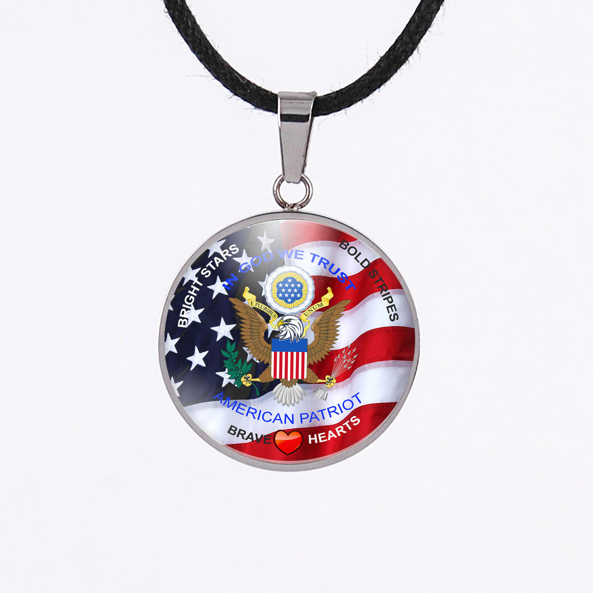 UNIQUE PROUD AMERICAN PENDANT , patriotic American pendants