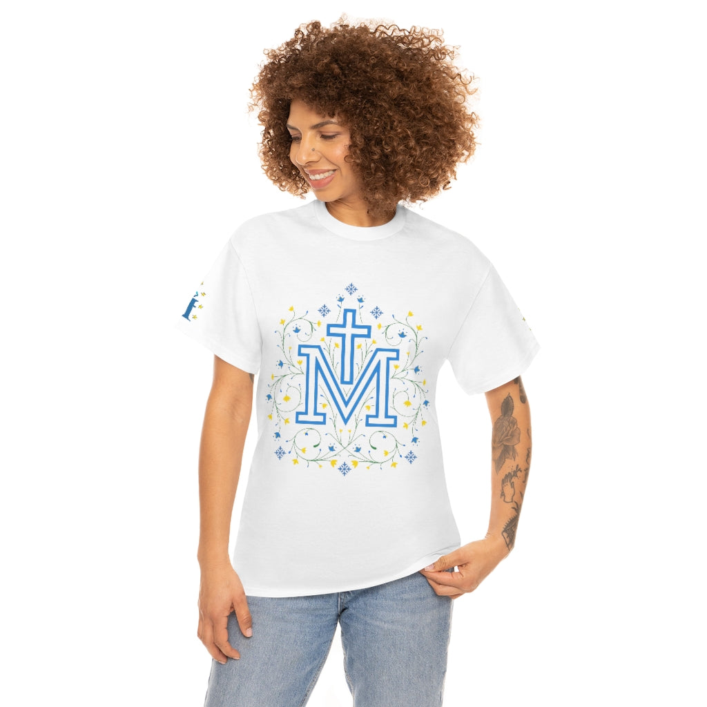 Marian Symbol T-shirt Unisex Heavy Cotton Tee (CT)