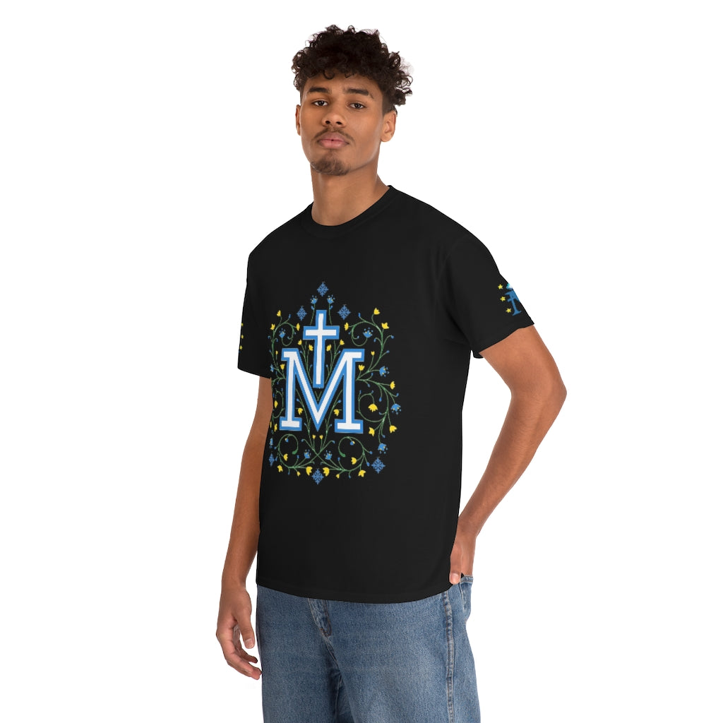 Marian Symbol T-shirt Unisex Heavy Cotton Tee (CT)