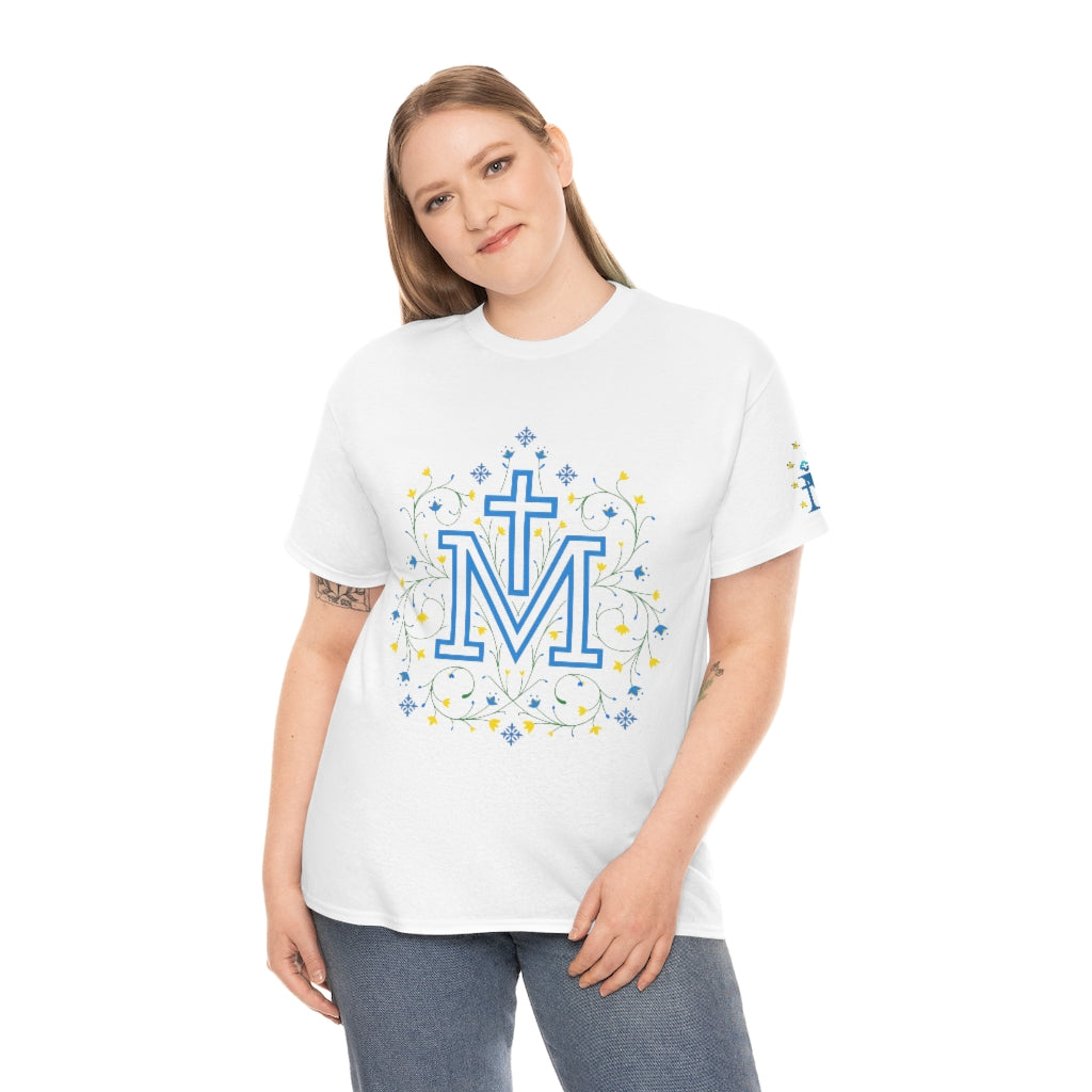 Marian Symbol T-shirt Unisex Heavy Cotton Tee (CT)