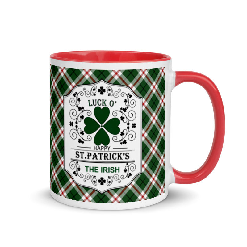 St. Patrick's Luck of the Irish Mug with Color Inside