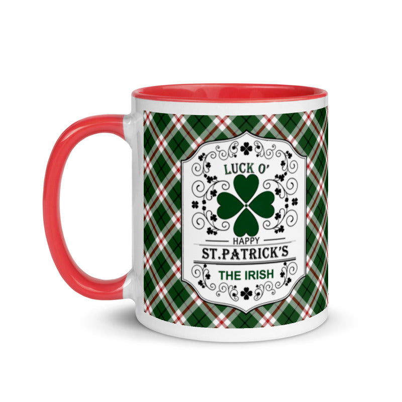 St. Patrick's Luck of the Irish Mug with Color Inside