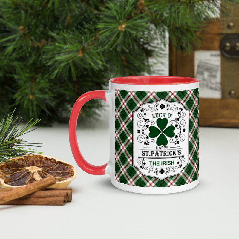 St. Patrick's Luck of the Irish Mug with Color Inside