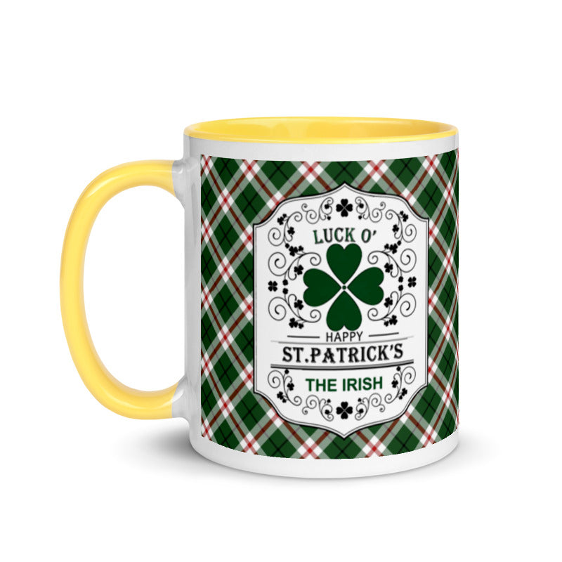 St. Patrick's Luck of the Irish Mug with Color Inside