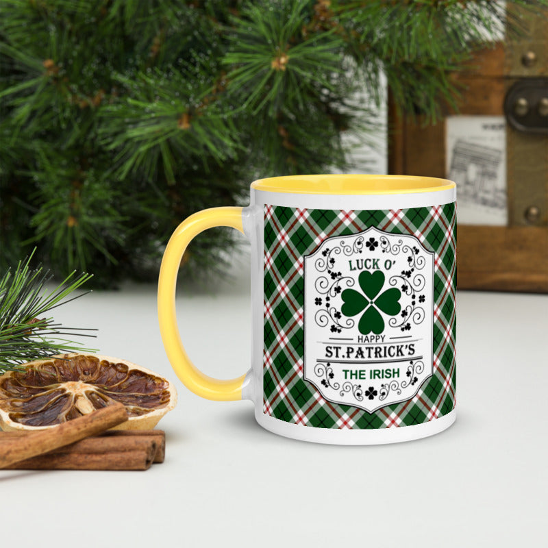 St. Patrick's Luck of the Irish Mug with Color Inside