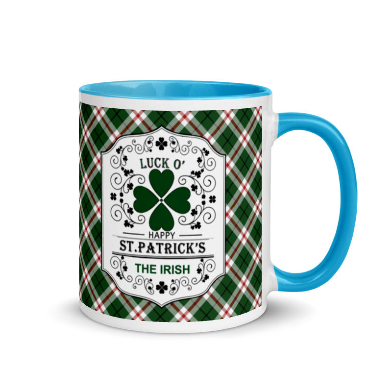 St. Patrick's Luck of the Irish Mug with Color Inside
