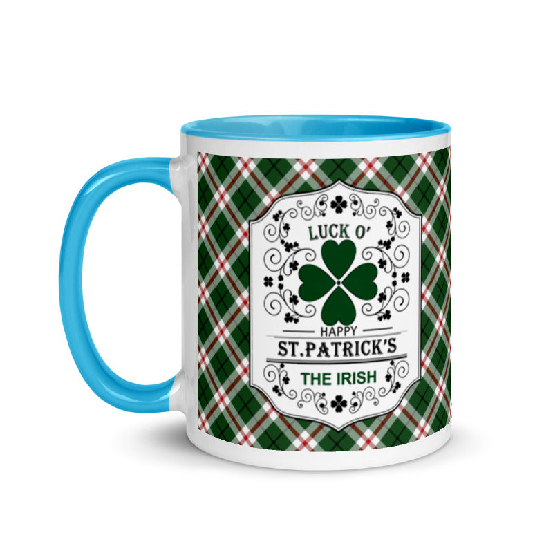 St. Patrick's Luck of the Irish Mug with Color Inside