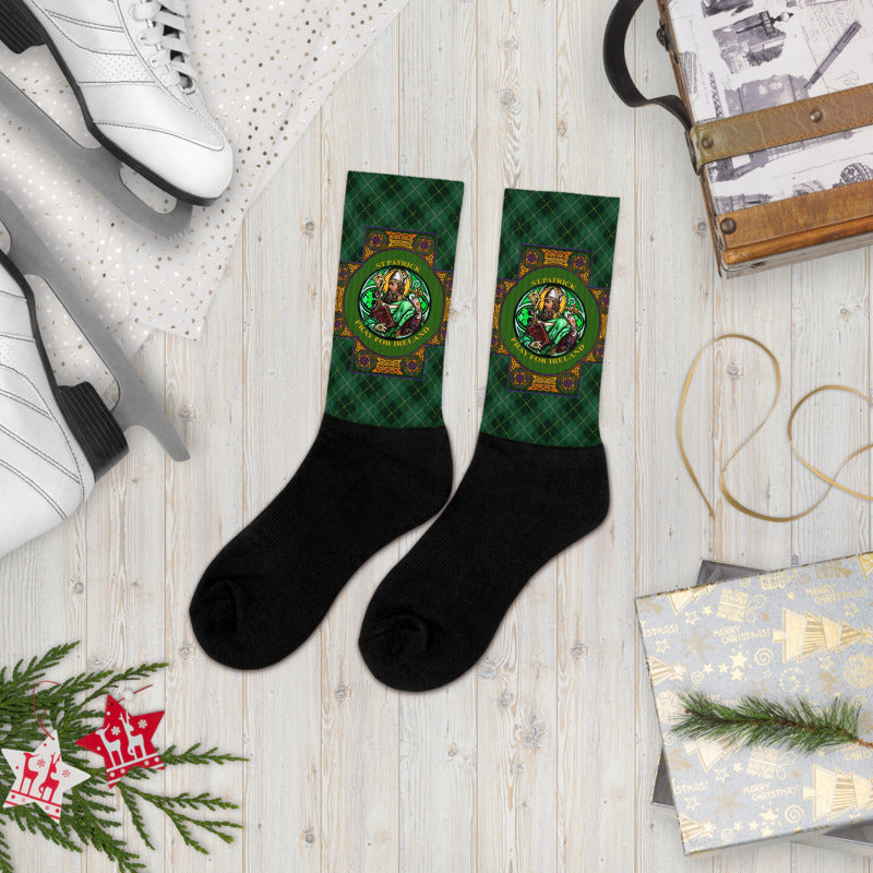 St. Patrick's Pray for Ireland Socks